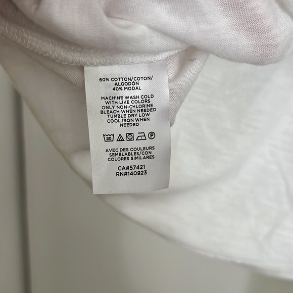 Loft Front Tie White short sleeve T-Shirt. Excellent condition - Picture 3 of 4